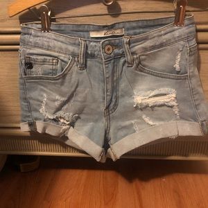 NWOT Distressed KANCAN Shorts